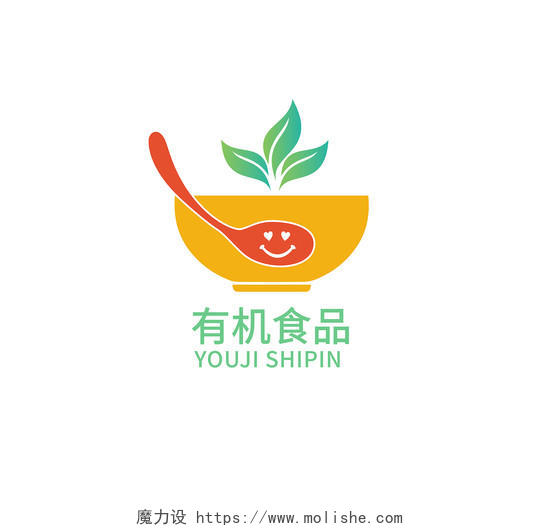 绿色食品标志LOGO店铺标志logo店铺logo食品logo